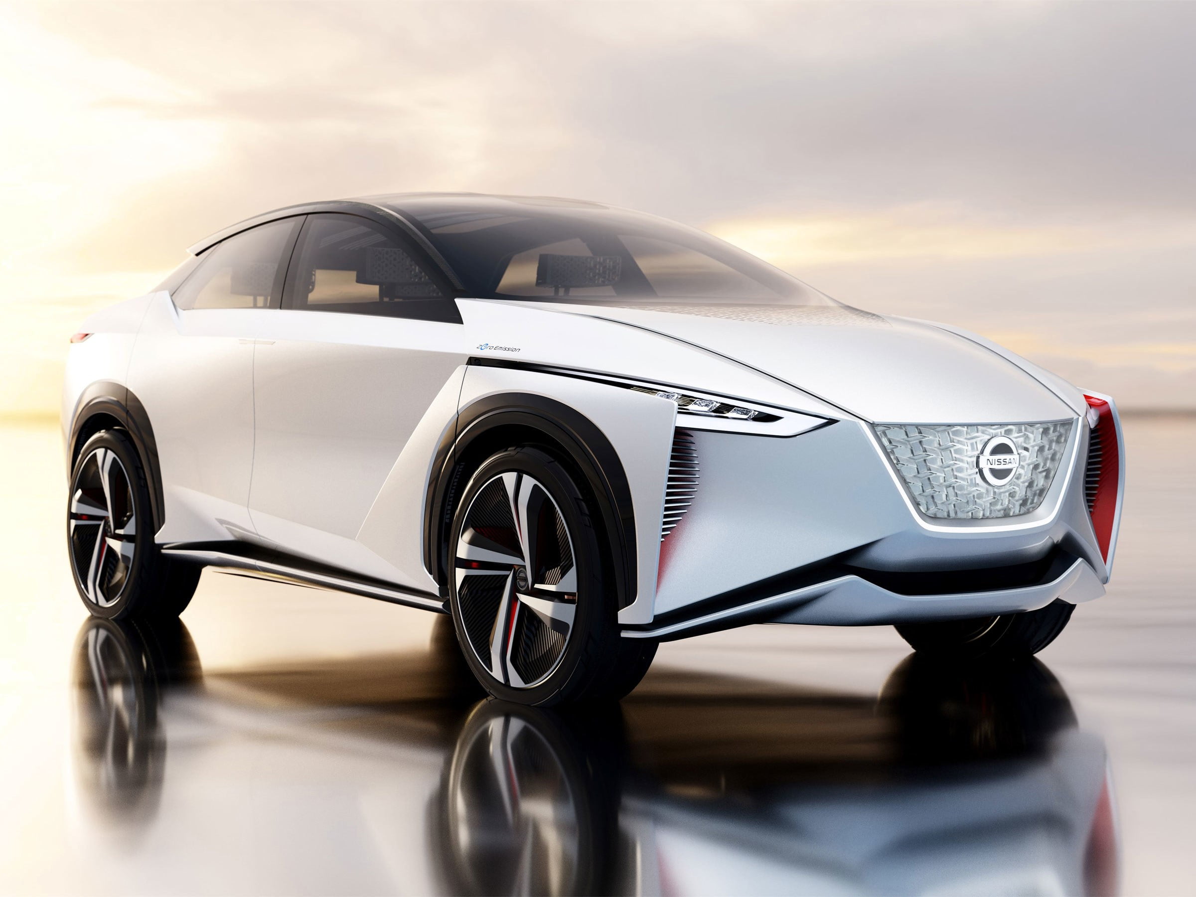 electric nissan concept car sings save lives