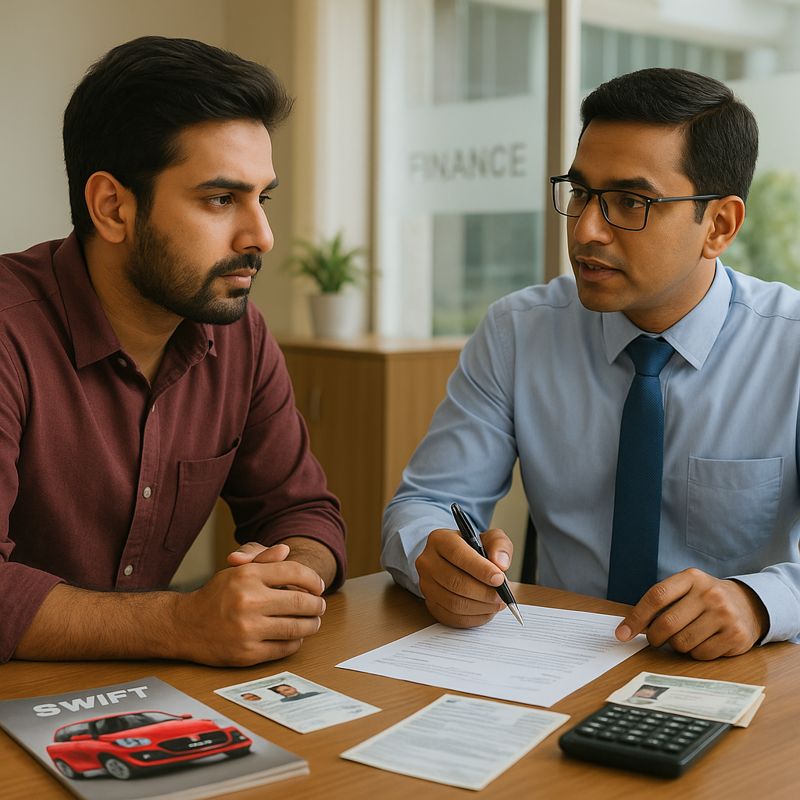 Minimum Down Payment for Swift Without CIBIL